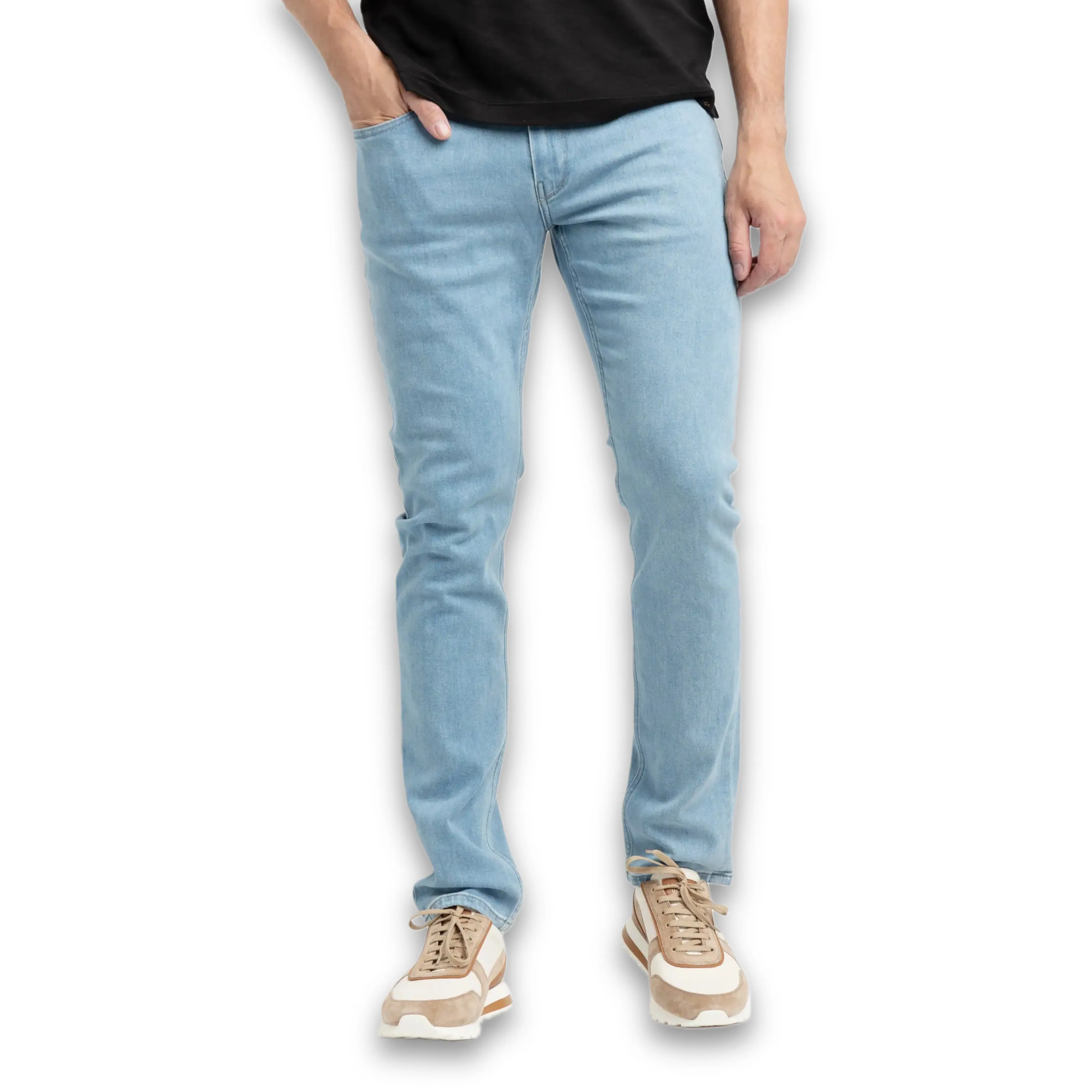Lennox - Farman - Slim Fit 5-Pocket Jean - PAIGE