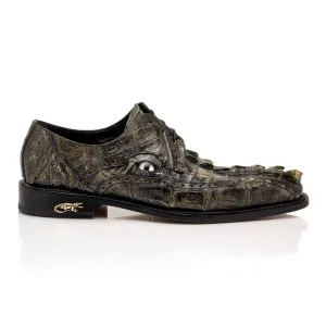 Mauri Borsieri in Nathan Green Mens Exotic Crocodile / Hornback Derby Oxfords
