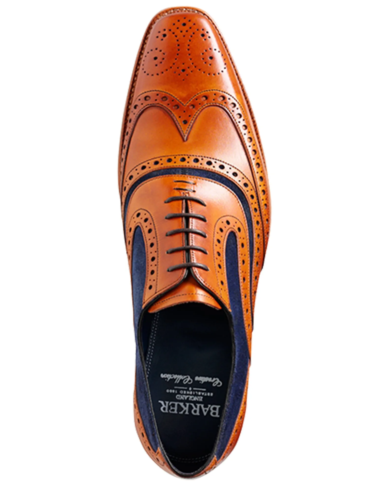 McClean - Cedar Calf/Navy Suede