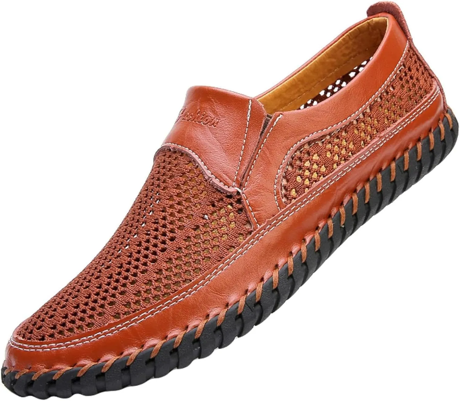 Men's Casual Shoes Summer Mesh Loafers Flat Shoes Outdoor Walking Shoes Comfortable Loafers Men's Shoes