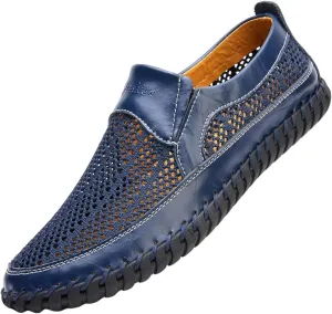 Men's Casual Shoes Summer Mesh Loafers Flat Shoes Outdoor Walking Shoes Comfortable Loafers Men's Shoes