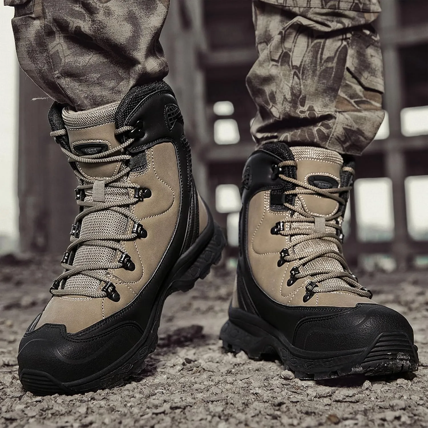 Men's Combat Tactical Hiking Boots | All-Terrain, Waterproof, Non-Slip for Hunting, Work and Outdoor