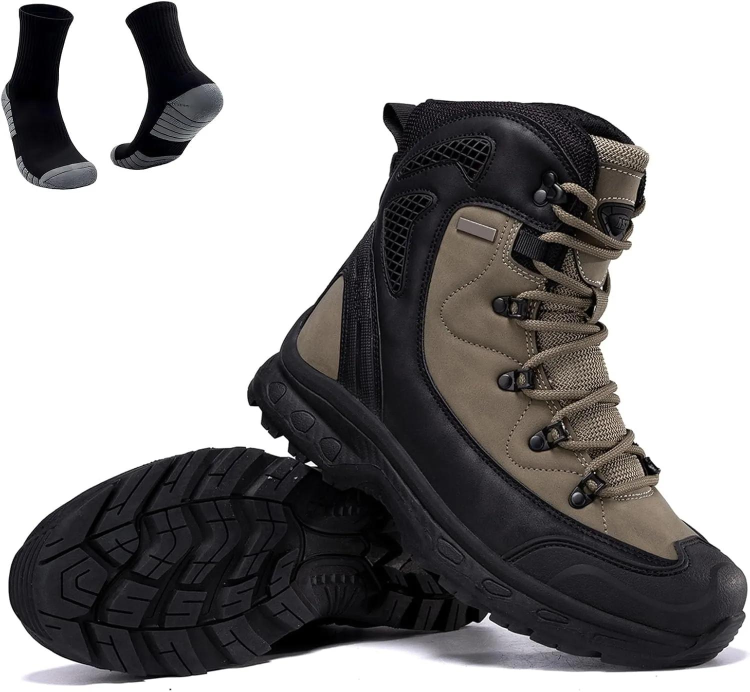 Men's Combat Tactical Hiking Boots | All-Terrain, Waterproof, Non-Slip for Hunting, Work and Outdoor