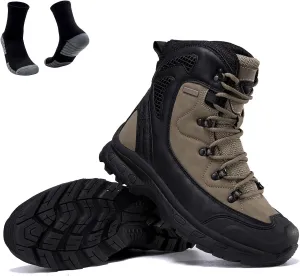 Men's Combat Tactical Hiking Boots | All-Terrain, Waterproof, Non-Slip for Hunting, Work and Outdoor
