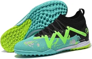 Men's Football Shoes Spikes High Top Football Boots Spikes Youth Professional Sports Futsal Shoes Sneakers Soccer Shoes