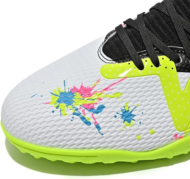 Men's Football Shoes Spikes High Top Football Boots Spikes Youth Professional Sports Futsal Shoes Sneakers Soccer Shoes