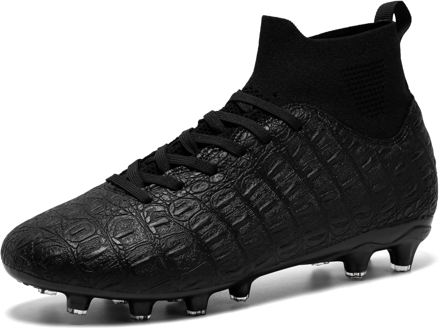 Men's High-Top Soccer Cleats for Youth & Kids ?C Lightweight Football Cleats for Firm Ground & Turf ?C Durable Training Futsal Shoes, Athletic Boys' Football Shoes for Indoor & Outdoor Play