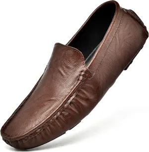 Men's Loafers Casual Slip On Shoes Soft Penny Oxford for Men Lightweight Driving Work Office Boat Dress Shoes