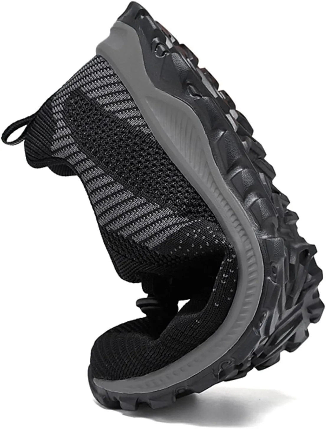 Mens Walking Shoes Non Slip Work Shoes Lightweight Non Slip Running Shoes Breathable Mesh Sneakers for Tennis