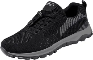 Mens Walking Shoes Non Slip Work Shoes Lightweight Non Slip Running Shoes Breathable Mesh Sneakers for Tennis