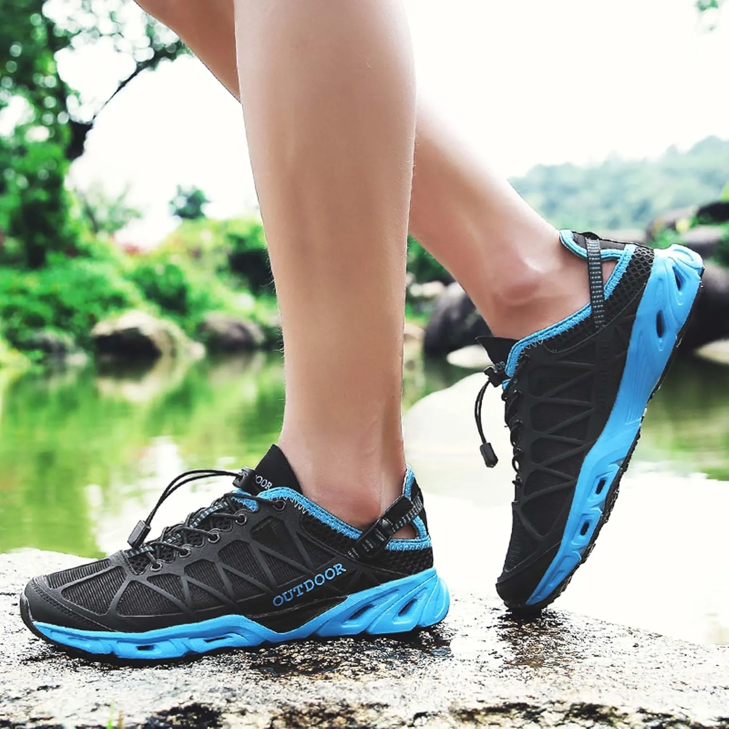 Men's Water Shoes-Women's Water Shoes,Adult Men's and Women's Quick-Drying Water Swimming Shoes for Pool Beach Surfing Walking Water Yoga,Outdoor Non-Slip Climbing Hiking Shoes