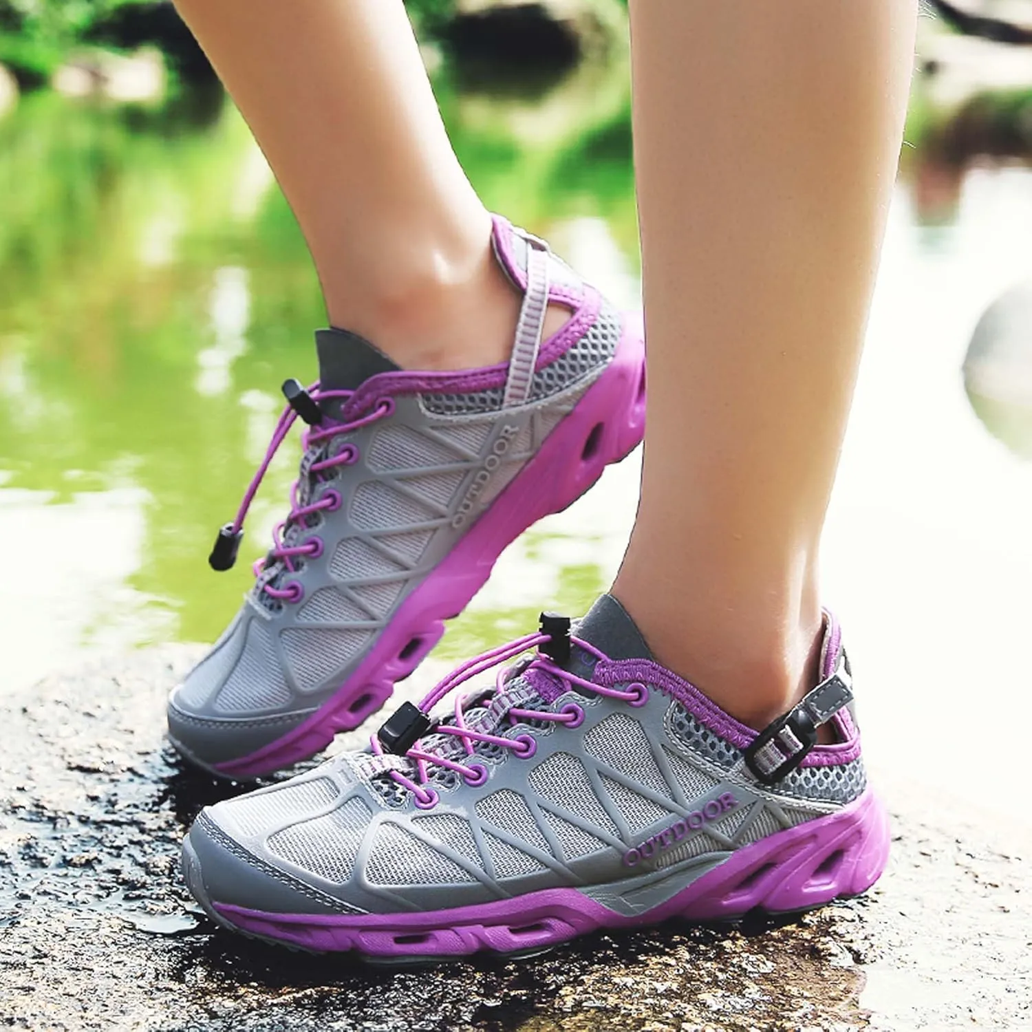 Men's Water Shoes-Women's Water Shoes,Adult Men's and Women's Quick-Drying Water Swimming Shoes for Pool Beach Surfing Walking Water Yoga,Outdoor Non-Slip Climbing Hiking Shoes