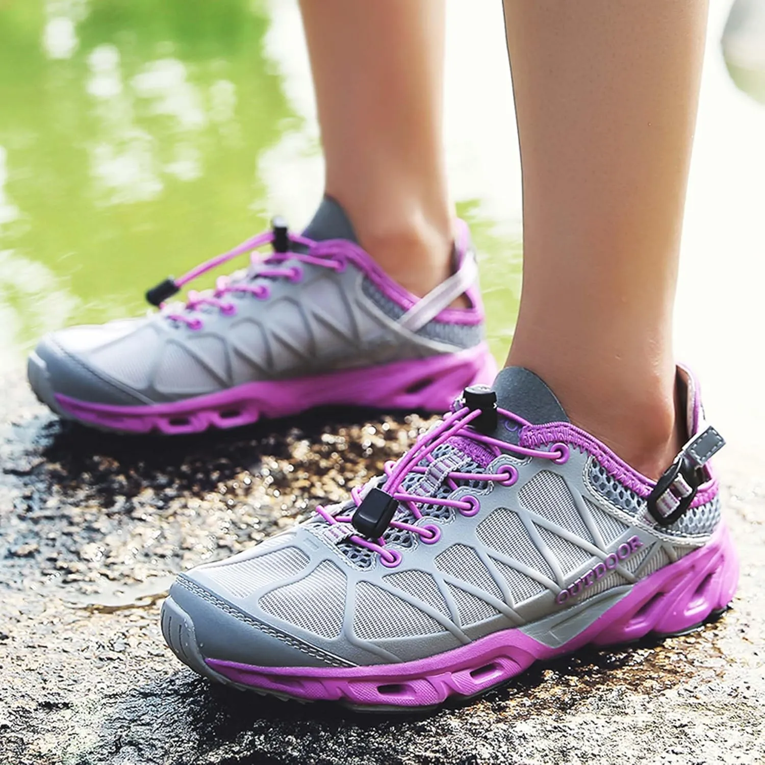 Men's Water Shoes-Women's Water Shoes,Adult Men's and Women's Quick-Drying Water Swimming Shoes for Pool Beach Surfing Walking Water Yoga,Outdoor Non-Slip Climbing Hiking Shoes