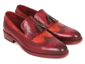 Paul Parkman Handpainted Kiltie Tassel Loafers
