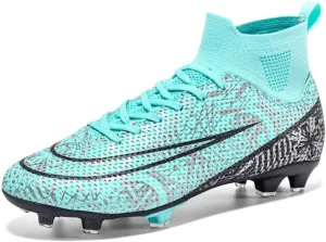 Soccer Cleats for Mens Womens Soccer Shoes High top Outdoor Footall Boots Ankle Professional Training Sneakers