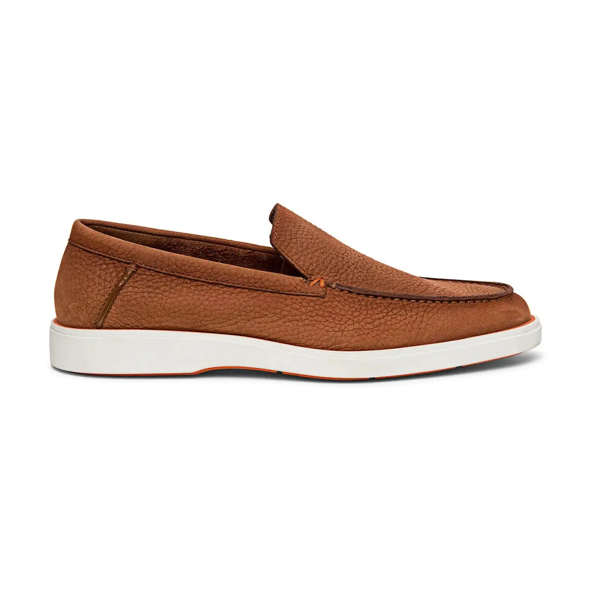 Tan Nubuck Classic Slip-On Loafers