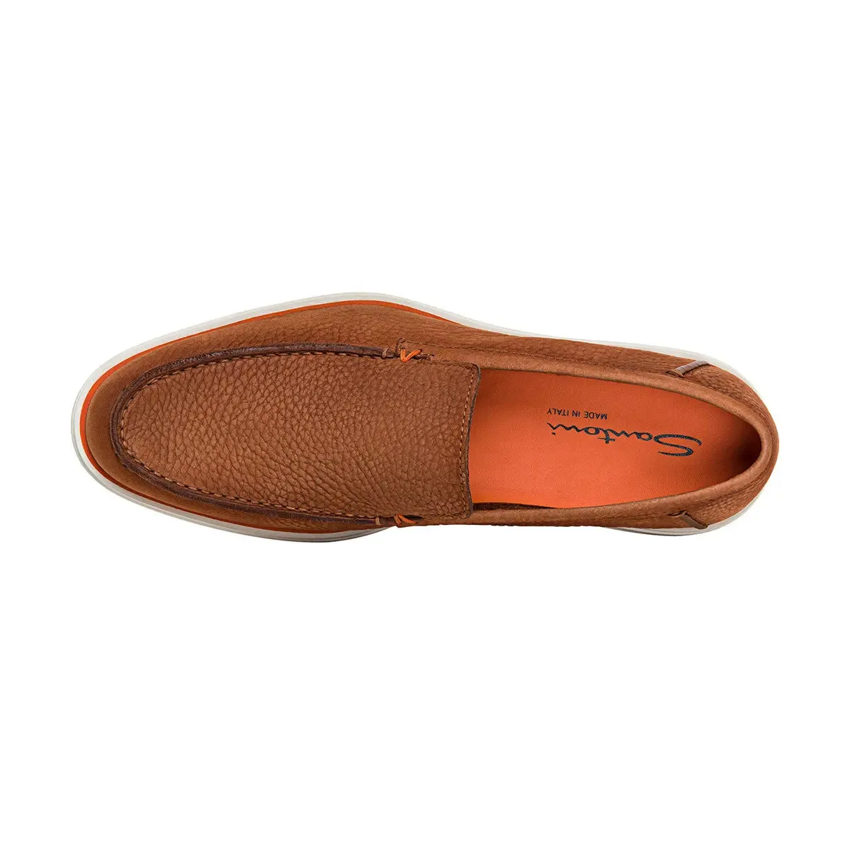 Tan Nubuck Classic Slip-On Loafers