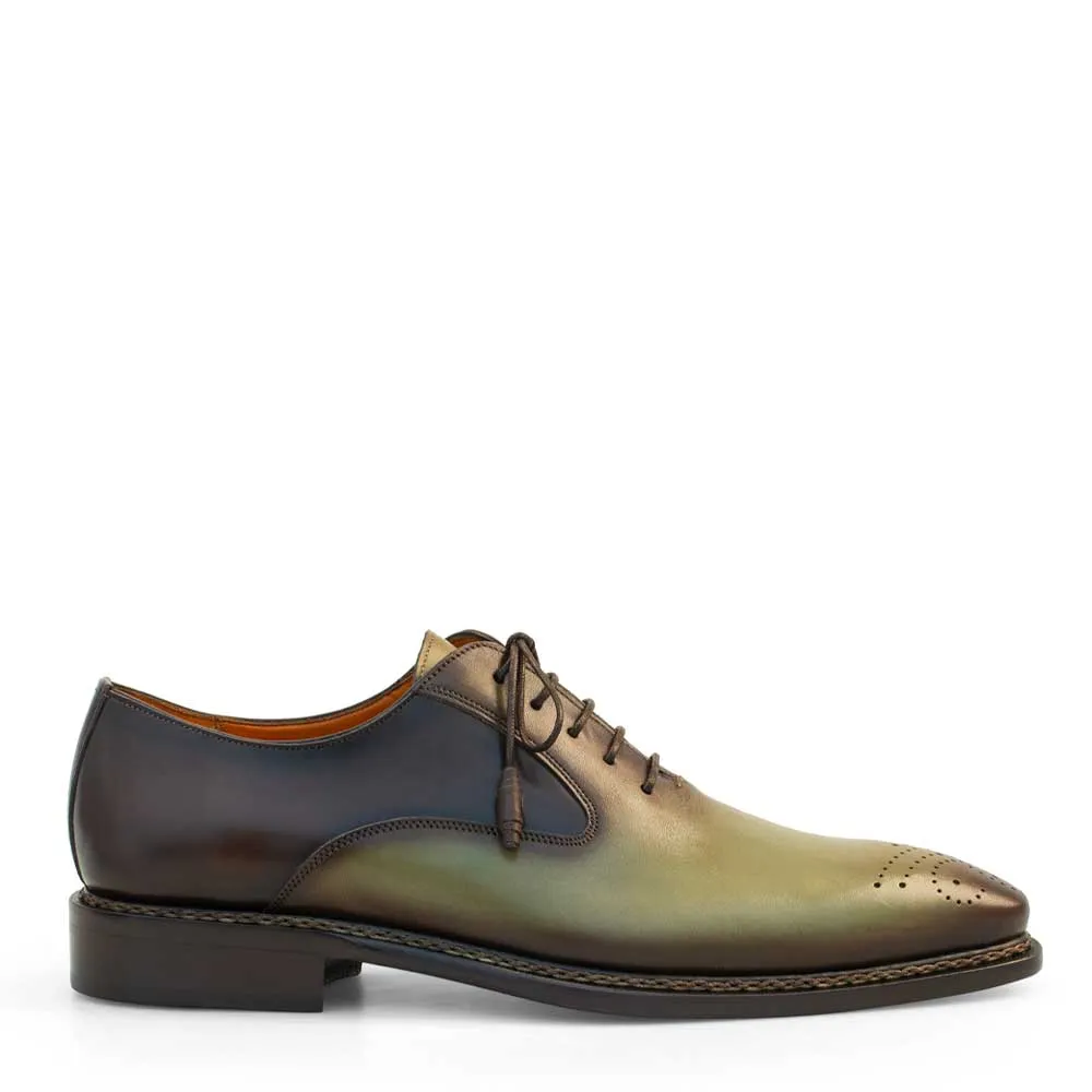 Two-Tone Plain Toe Lace Up