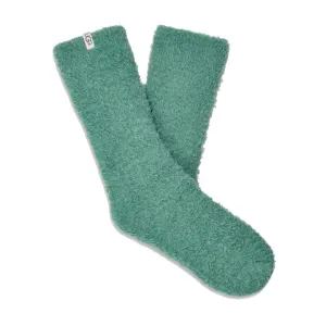 UGG TEDDI COZY CREW SOCKS ATLANTIC - WOMENS