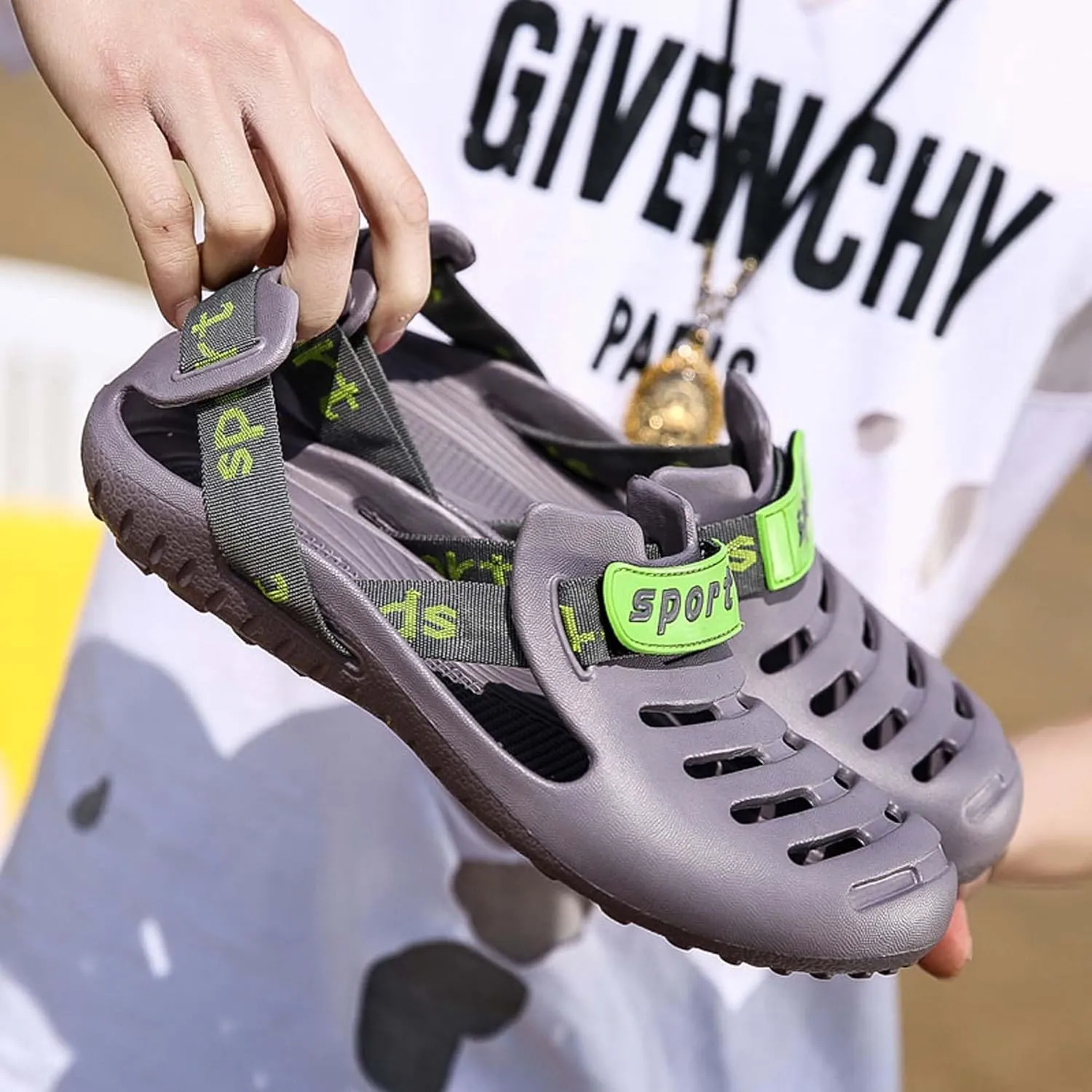 Water shoes men summer fast drying swimming beach water shoes water sports diving hiking sailing travel breathable comfortable asual fashionable anti slipwear-resistant