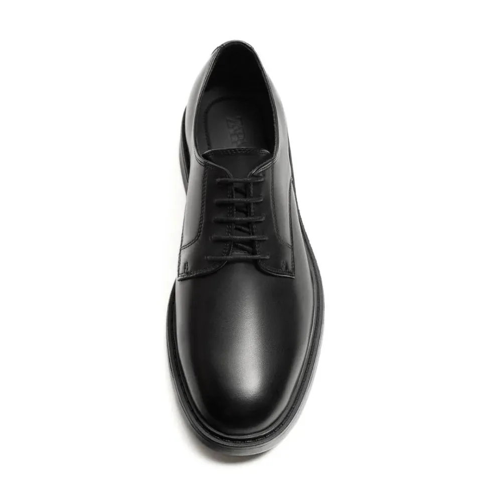 ZARA Lace Up Oxford 2402-420-800-BLK