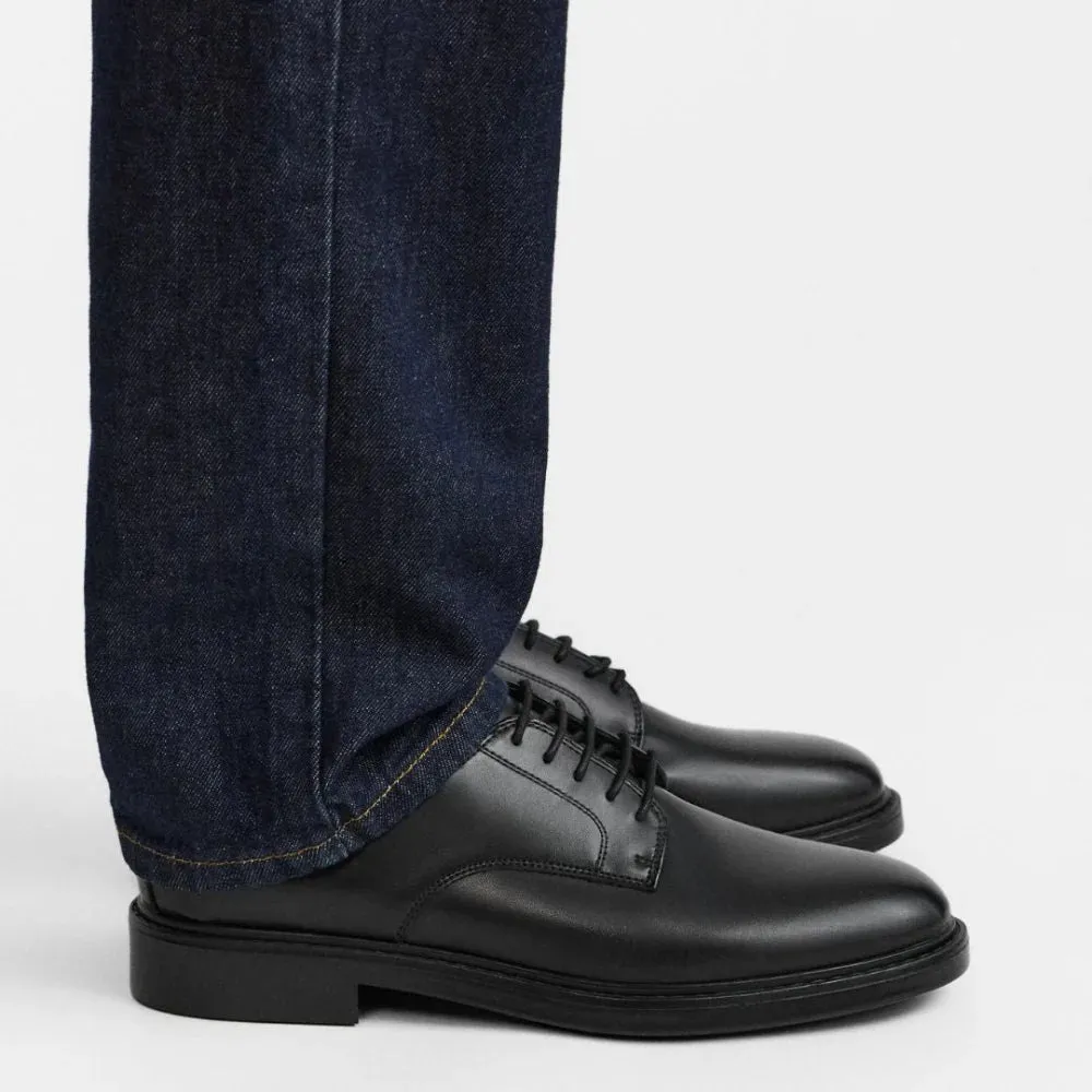 ZARA Lace Up Oxford 2402-420-800-BLK